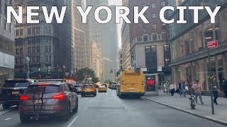 New York City  Driving in Broadway Manhattan NYC  4K 60fps [upl. by Ytsim]