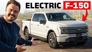 Ford F150 Lightning onoffroad inc 0100 amp braking review Is an electric truck up to the task [upl. by Greyso]