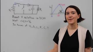 Boost Converter Voltage Equation in Discontinuous Conduction Mode DCM [upl. by Oxford]