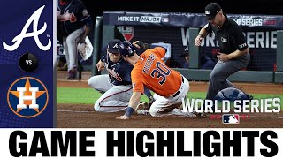 Braves vs Astros World Series Game 2 Highlights 102721  MLB Highlights [upl. by Lain]