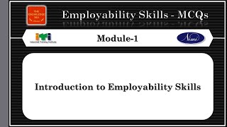 Employability Skills  Module 1  Into to Employability Skill  iti employability gujarati [upl. by Nylatsyrc]