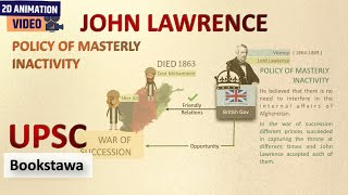 John Lawrence amp Policy of Masterly Inactivity  Anglo Afghan Wars [upl. by Allana874]