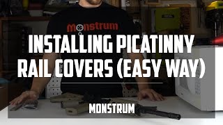 Easy way to install the Monstrum Tactical 7in picatinny ladder rail covers [upl. by Gretel]