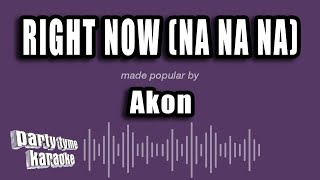 Akon  Right Now Na Na Na Karaoke Version [upl. by Erait]