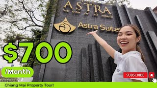 The Astra Condo  Property TOUR in Chiang Mai  Would you live in this condo 700Month [upl. by Soracco351]