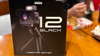 Gopro Hero 12 Creator Edition Unbox [upl. by Nageam799]