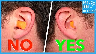 Ear Plugs  How To Use Ear Plugs [upl. by Lledniw]