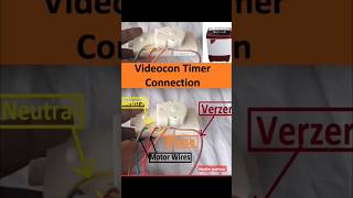 Videocon washing machine wash timer wiring connection [upl. by Emyaj]