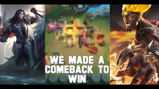 WE MADE A COMEBACK  MAGIC CHESS  BEST SYNERGY  MOBILE LEGENDS  BEST COMMANDER [upl. by Nalhsa]