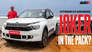 2023 Citroen C3 Aircross SUV Detailed First Drive Review  Should Creta Worry  autoX [upl. by Aisan]