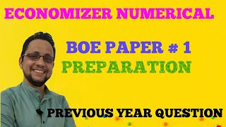 MISSION BOE  ECONOMIZER NUMERICAL  BOE PREVIOUS YEAR QUESTION NUMERICAL PREPRATION PAPER  1 [upl. by Descombes262]