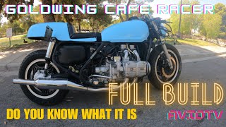 WHAT IS THAT 1982 GOLDWING CAFE RACER FULL BUILD AVIDTV AVIDTV123 [upl. by Nydia]