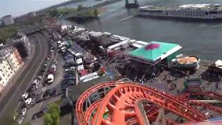 Olympia Looping Barth  InnenfahrtOnride Köln  Frühlingsvolksfest 2019 [upl. by Ecnahoy]