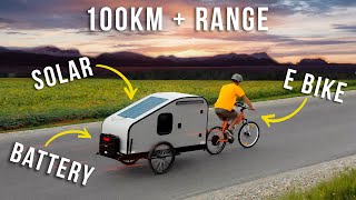 I Made My Bike Camper Electric  100 KM Range No Pedaling [upl. by Donelson]