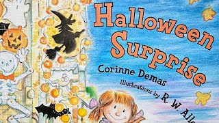 Read aloud kids book Halloween Surprise by Corinne Demasreadstoriesreads [upl. by Edda974]