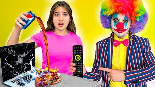 24H PAUSE CHALLENGE AVEC LE CLOWN [upl. by Aluino]