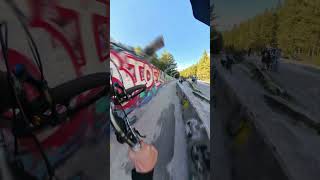 70kmh Brakeless MTB Bobsled POV [upl. by Bloxberg253]