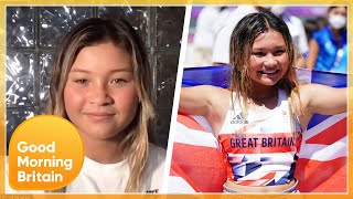 13yearold Olympian Sky Brown Reveals She Wants To Compete In Two Sports At Paris Olympics  GMB [upl. by Alliw]