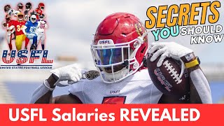 USFL Salaries Revealed [upl. by Lexa]