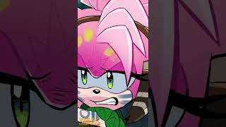 Sonic Meets Thorn Rose  Sonic Prime Comic Dub Short SonAmy [upl. by Elburt996]