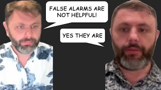 Dan Larimer changes his tune on false alarms [upl. by Godber]