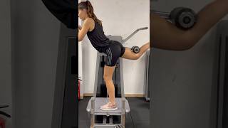 🍑 GLÚTEO EN MÁQUINA OLD SCHOOL  Patada de gluteo glutesworkout [upl. by Annaegroeg]