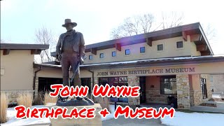 JOHN WAYNE BIRTHPLACE HOME amp MUSEUM Winterset Iowa [upl. by Porcia2]