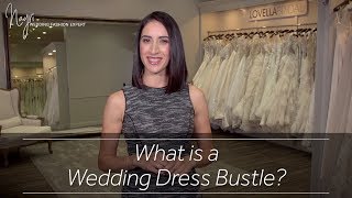 What is a Wedding Dress Bustle [upl. by Lonyer]