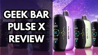 Geek Bar Pulse X Review The Best Disposable Vape of 2024 [upl. by Idissac]