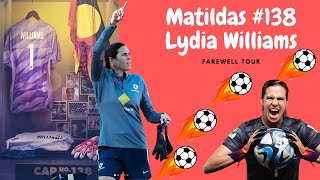 The Matildas Goalkeeper Lydia Williams Farewell Tour [upl. by Barnum]