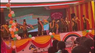 rangdebasantitrailer rang de basanti chola dance present by school children shrinagar uttrakhand [upl. by Nnil]