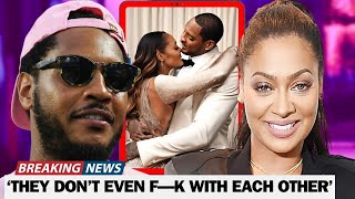 Watch La La Anthony UNEXPECTEDLY Bump Into ExHusband Carmelo Anthony At Show [upl. by Sillaw874]