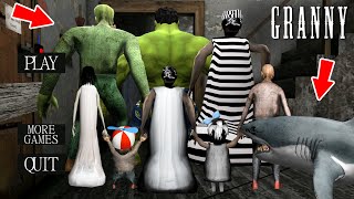 Playing as ALL NEW BOSSES vs Shark vs Prisoners  NEW Granny MOD  Gameplay Animation Megamix 2 [upl. by Senaj914]