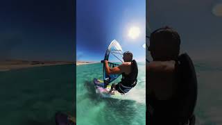 Windsurf action part 18 windsurf windsurfing extreme surf watersports shorts insta360 [upl. by Eellac]