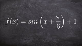 How to Graph the Sine Function by Applying a Phase Shift and Vertical Translation [upl. by Paxon]