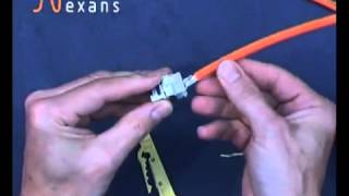 How to terminate a Nexans LANmark6A FTP Screened Category 6A Connector [upl. by Scribner]