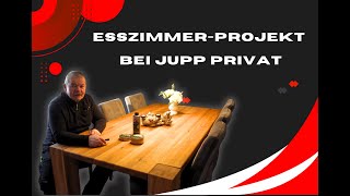 Esszimmer Tisch bei Jupp Privat wird aufbereitet [upl. by Adyela]