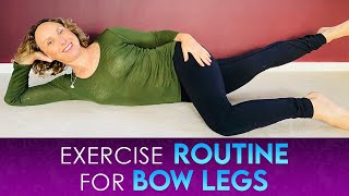 best exercises for bow legs  yoga routine [upl. by Eiramassenav]