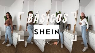 🍂Básicos otoño🍂 Haul de SHEIN ropa y accesorios Armario cápsula👚🥻👠 [upl. by Halak]