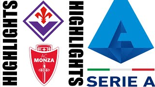 ACF Fiorentina vs AC Monza 22 Highlights  LEGA Serie A 202425 [upl. by Aknahs]