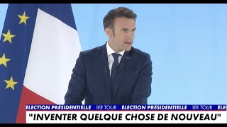 Emmanuel Macron  quotNe nous trompons pas rien nest jouéquot  Le discours de Macron après le 1er tour [upl. by Cyprio124]