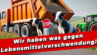 Wir haben was gegen Lebensmittelverschwendung Unsere Kühe  My KuhTube Film 879 [upl. by Atnuhs789]