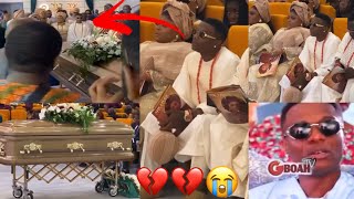 Wizkid Crying in Church at his Mother Burial  Funeral as he Can’t Even Look at the Casket [upl. by Burnaby]