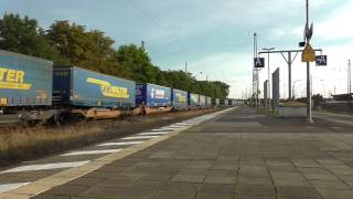 185 0528 mit LKW Walter KLV und Lichtgruß durch Göttingen [upl. by Janiuszck]