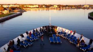 SS Badger Arriving In Ludington MI October 10 2013 [upl. by Nytsyrk]