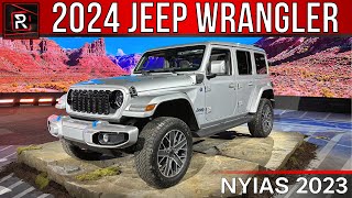 2024 Jeep Wrangler – Redline First Look – 2023 NYIAS [upl. by Karilla]