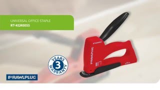 RAWLPLUG Universal stapler for decoration and office use [upl. by Denbrook941]