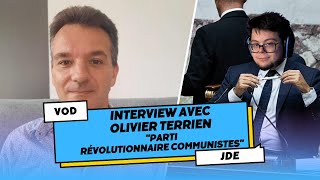 INTERVIEW  Olivier Terrien – tête de liste quotParti Révolutionnaire Communistesquot Aux Européennes [upl. by Mosira]