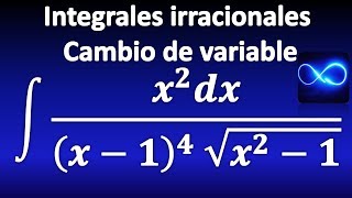 311 Integral de funciones irracionales mediante dos cambios de variable [upl. by Blasius788]