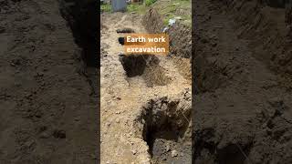 Earth work excavations india  civil engineering excavation design shorts [upl. by Retsevlys554]